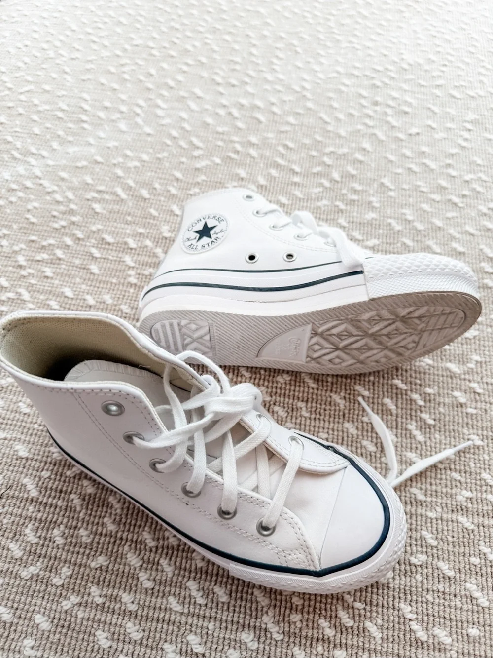 Converse Kids' White Chuck Taylor High Top Sneakers